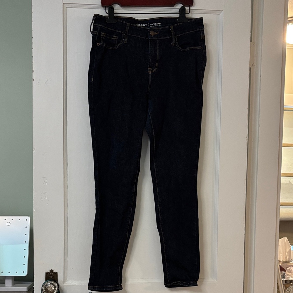 Old Navy Women's Deep Indigo Skinny Jeans